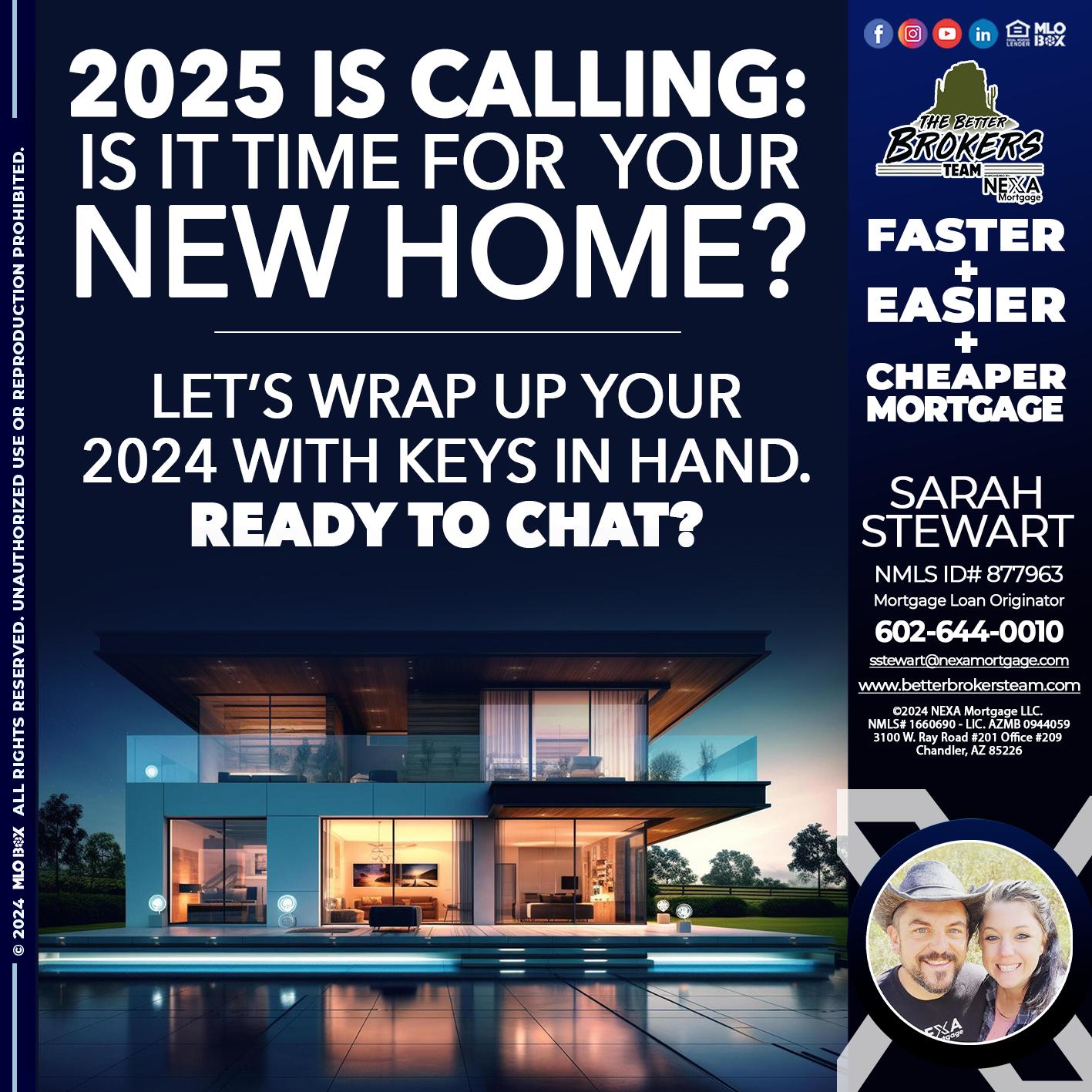 2025 SI CALLING - Sarah Stewart -Mortgage Loan Originator
