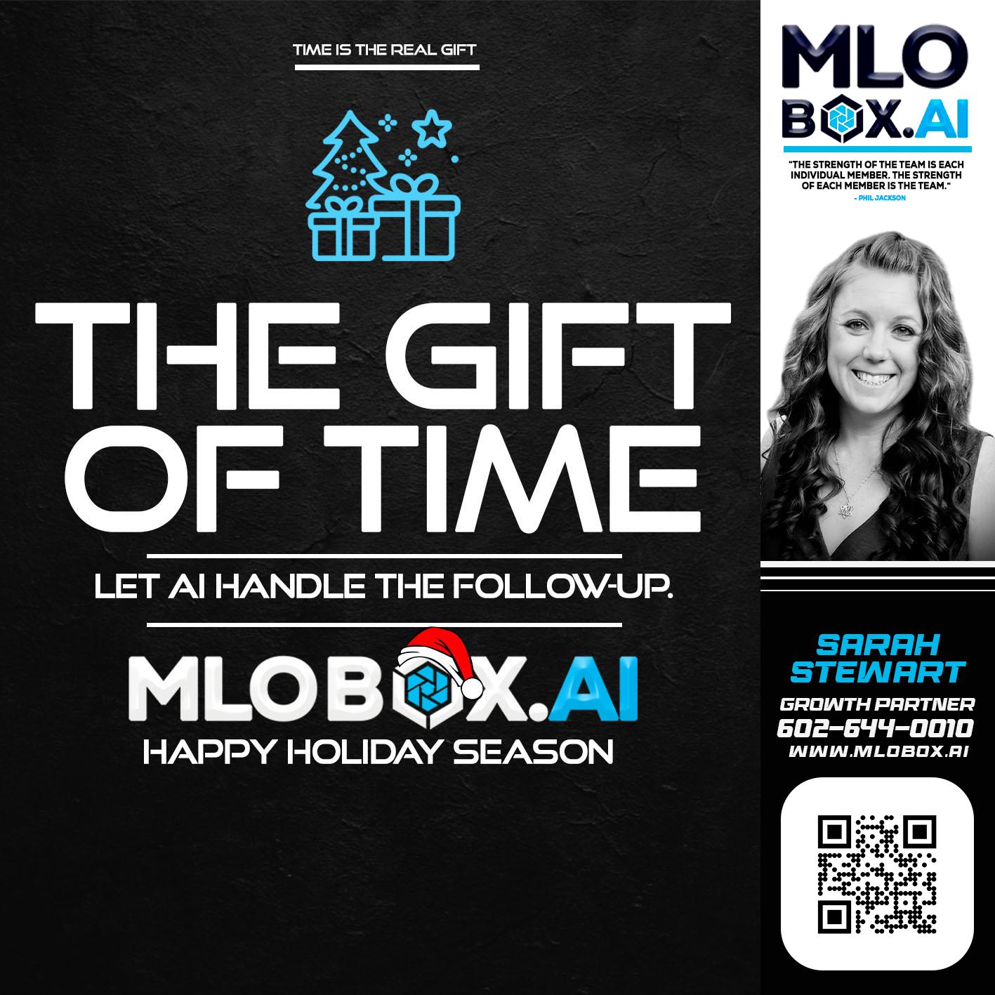 THE GIFT OF TIME - Sarah Stewart -Mortgage Loan Originator