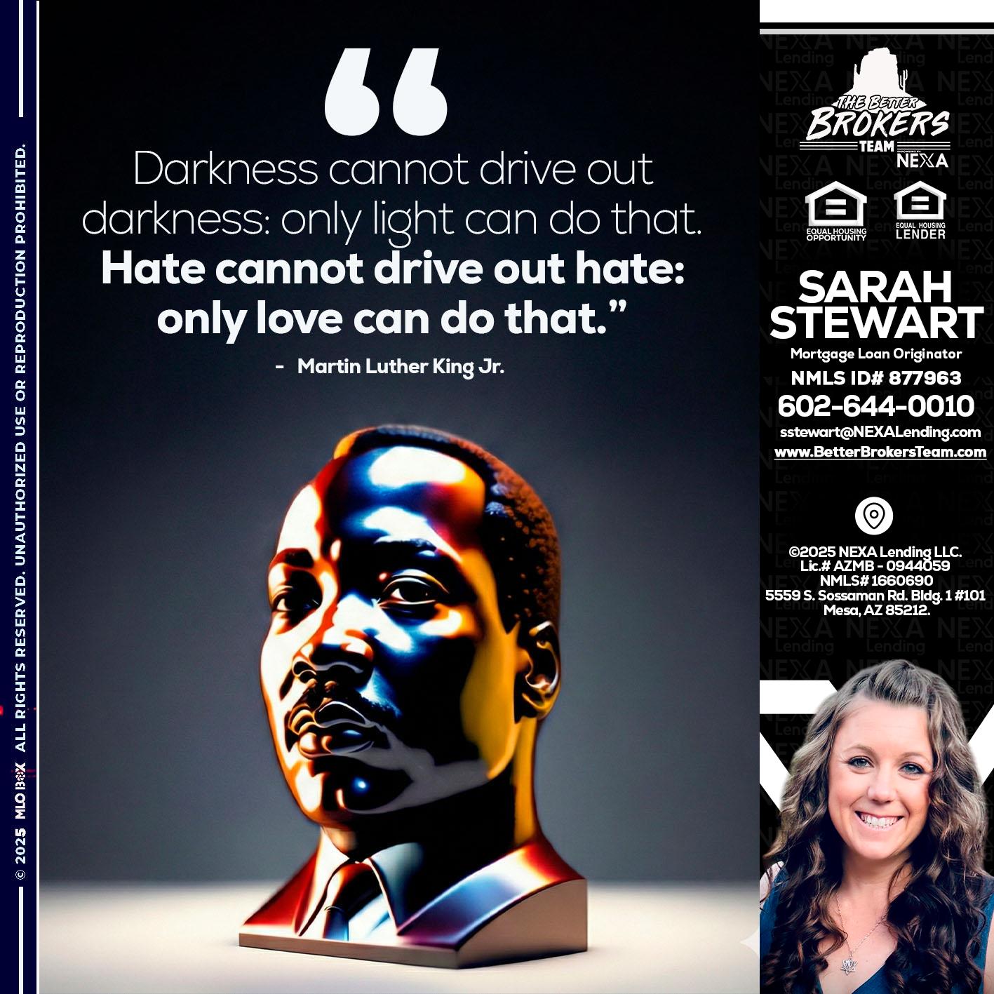 MLK 2026 - Sarah Stewart -Mortgage Loan Originator