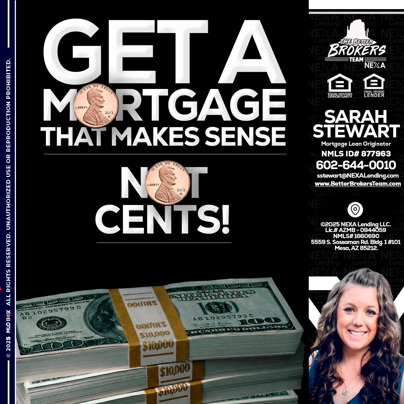 get a mortgage - Sarah Stewart -Mortgage Loan Originator