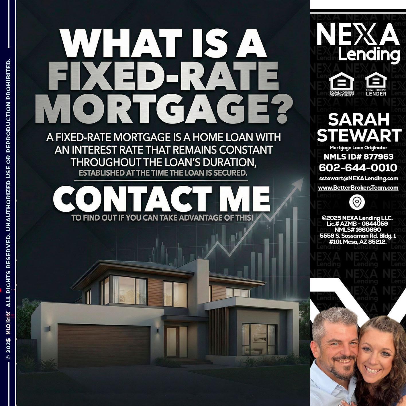 WHAT IS A - Sarah Stewart -Mortgage Loan Originator