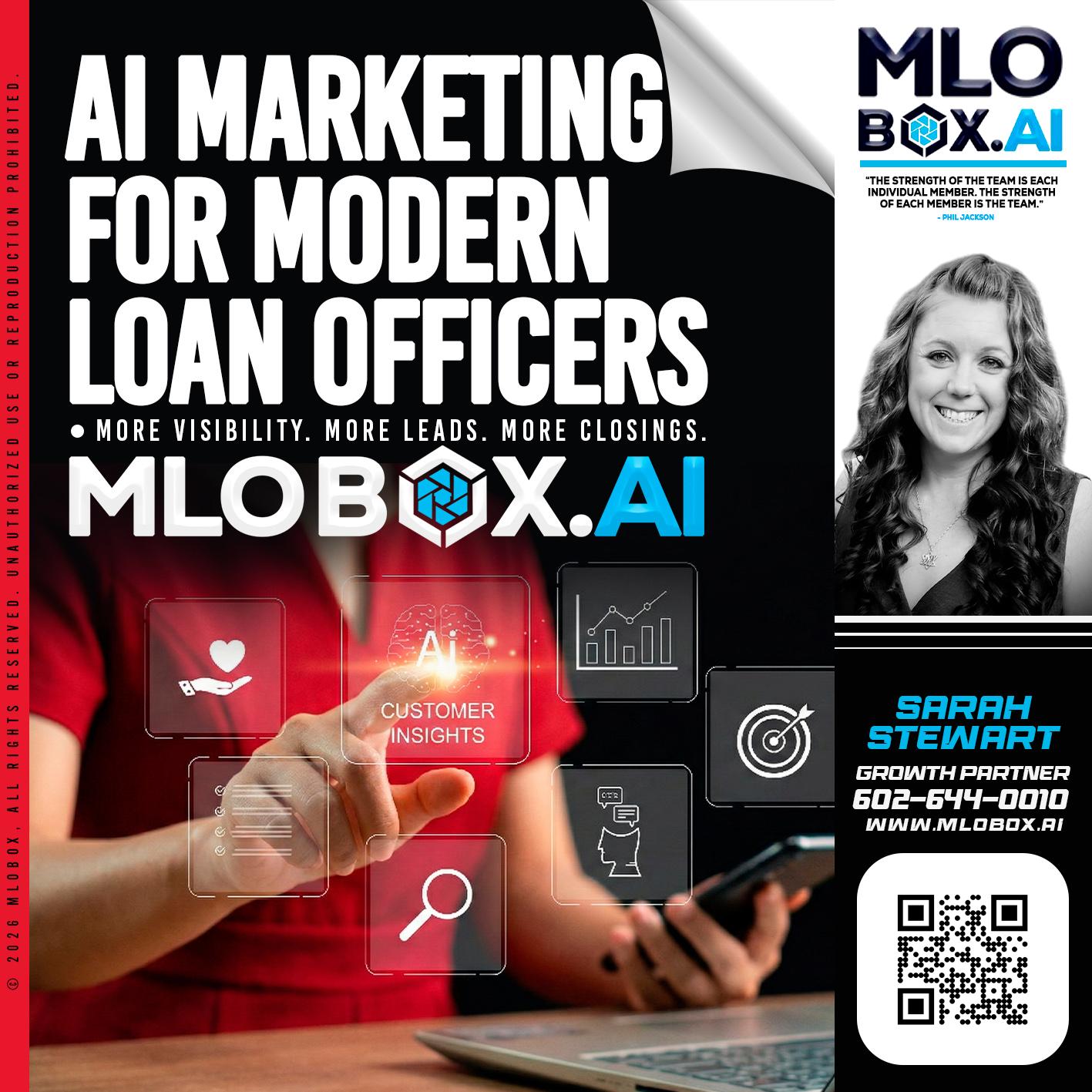 AI MARKETING - Sarah Stewart -Mortgage Loan Originator