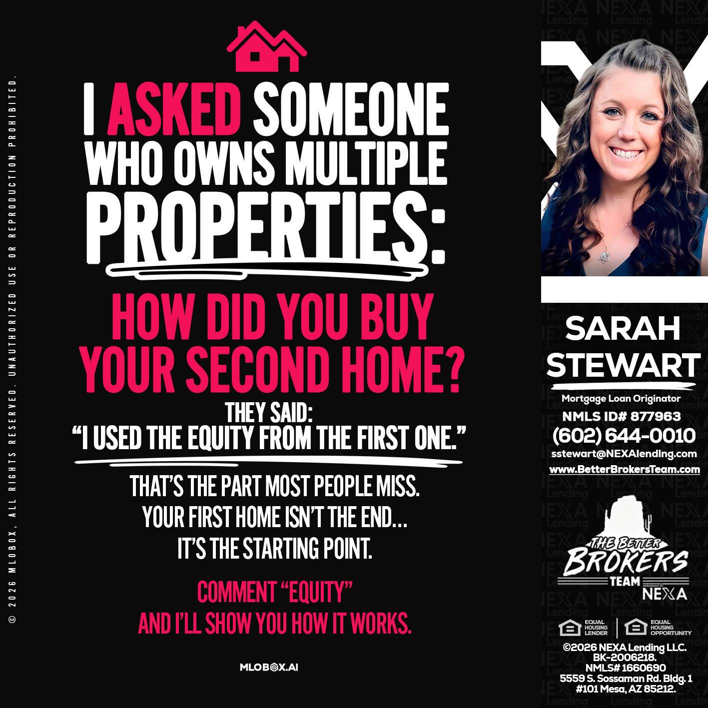 I ASKED SOMEONE - Sarah Stewart -Mortgage Loan Originator