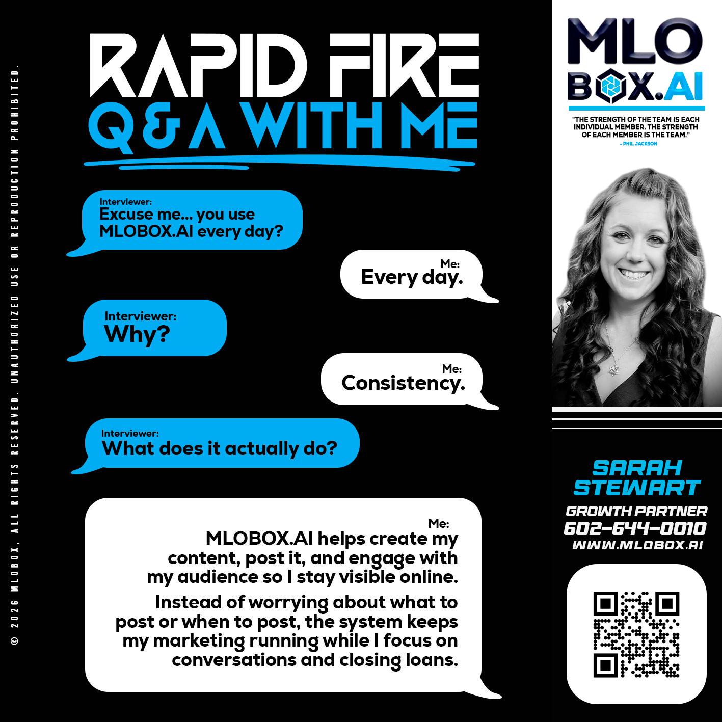 RAPID Q&A - Sarah Stewart -Mortgage Loan Originator