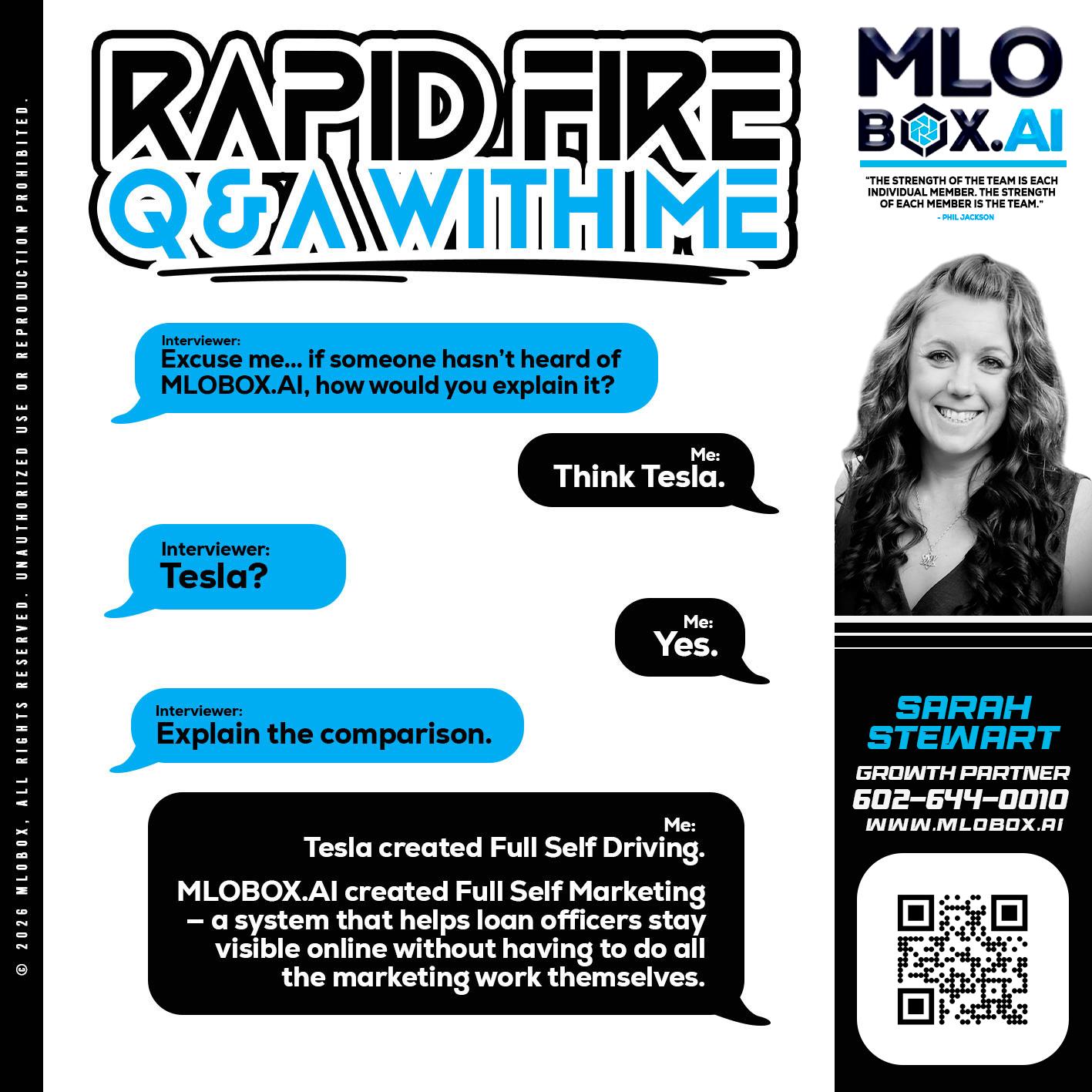 RAPID FIRE Q&A - Sarah Stewart -Mortgage Loan Originator