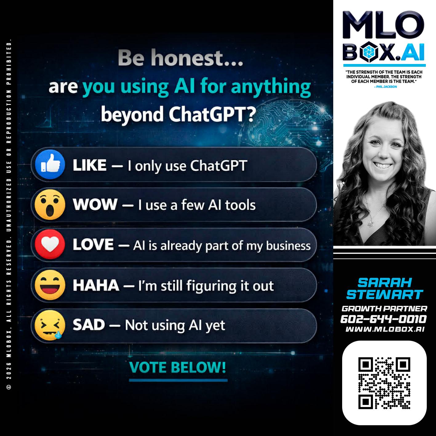 BE HONEST - Sarah Stewart -Mortgage Loan Originator