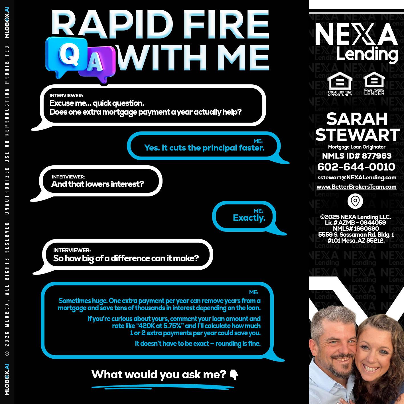 RAPID Q&A - Sarah Stewart -Mortgage Loan Originator