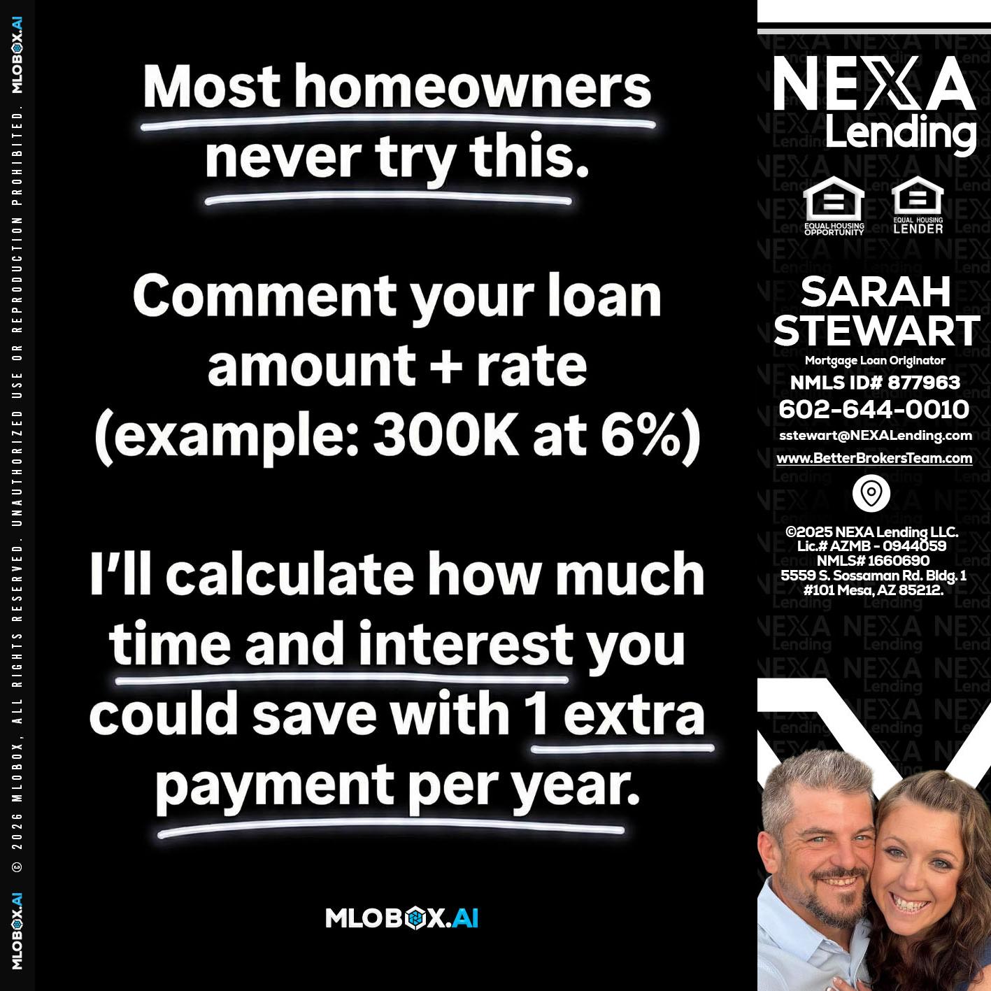 most owners - Sarah Stewart -Mortgage Loan Originator