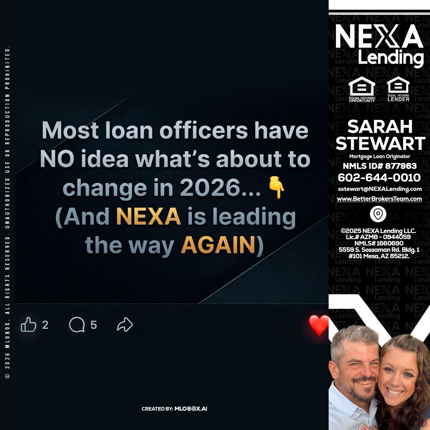 most loan officers - Sarah Stewart -Mortgage Loan Originator