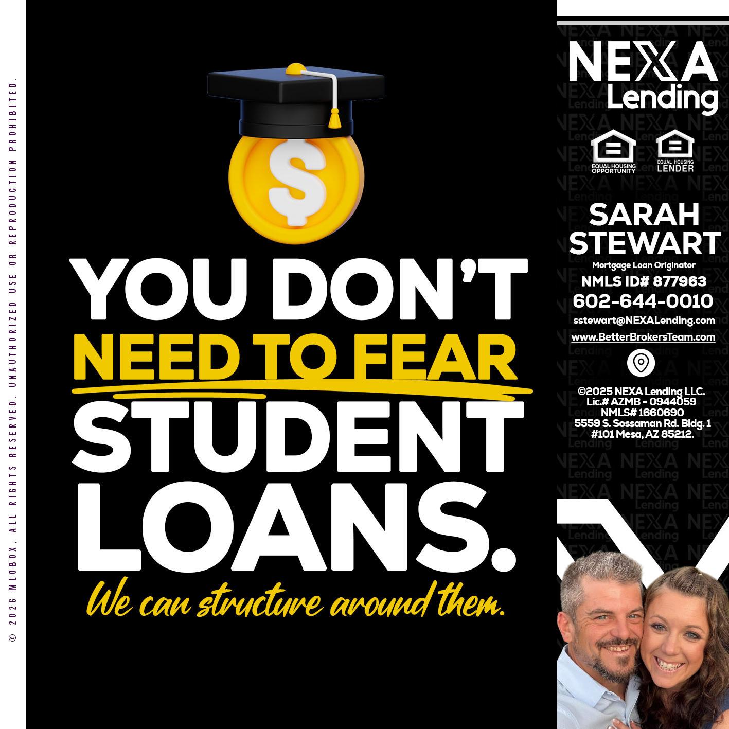 YOU DONT NEED - Sarah Stewart -Mortgage Loan Originator