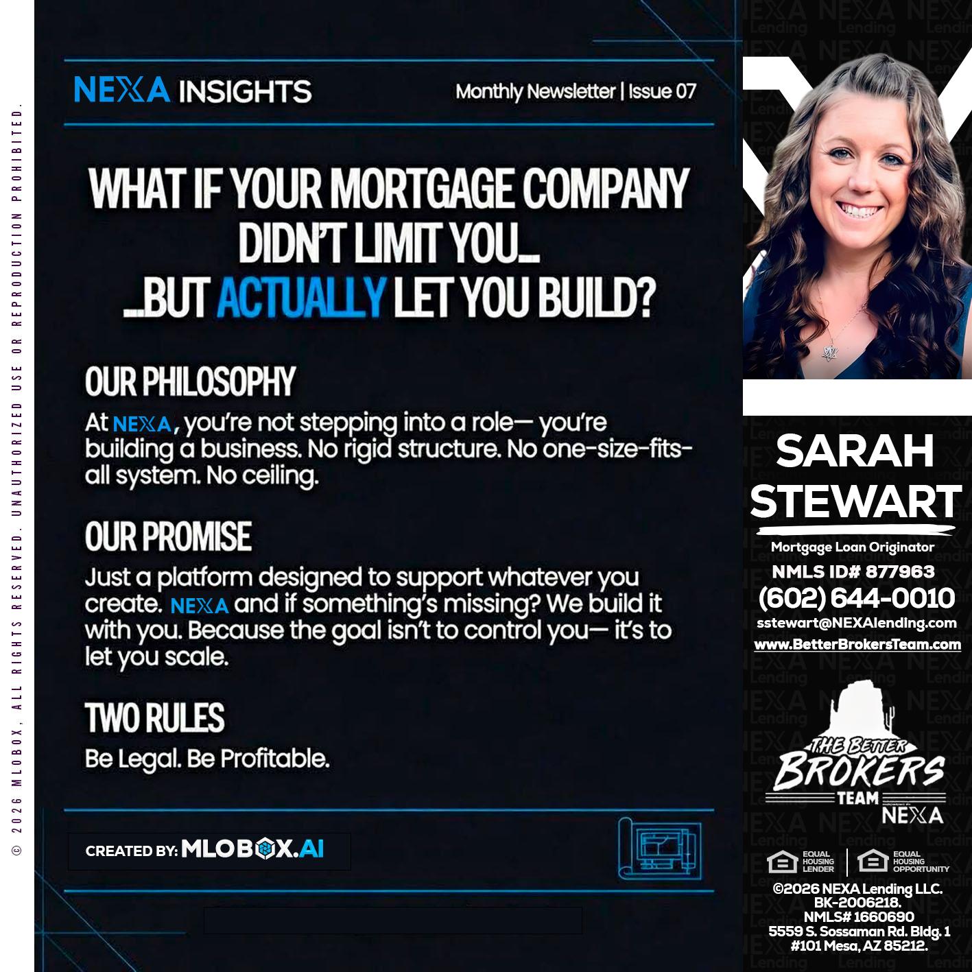 NEXA INSIGHTS - Sarah Stewart -Mortgage Loan Originator