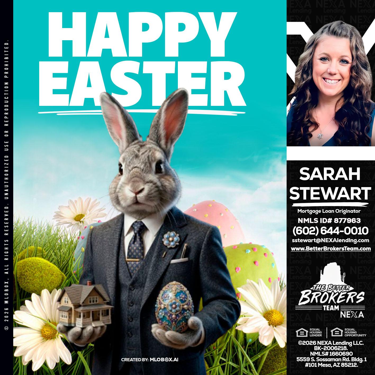 HAPPY EASTER - Sarah Stewart -Mortgage Loan Originator