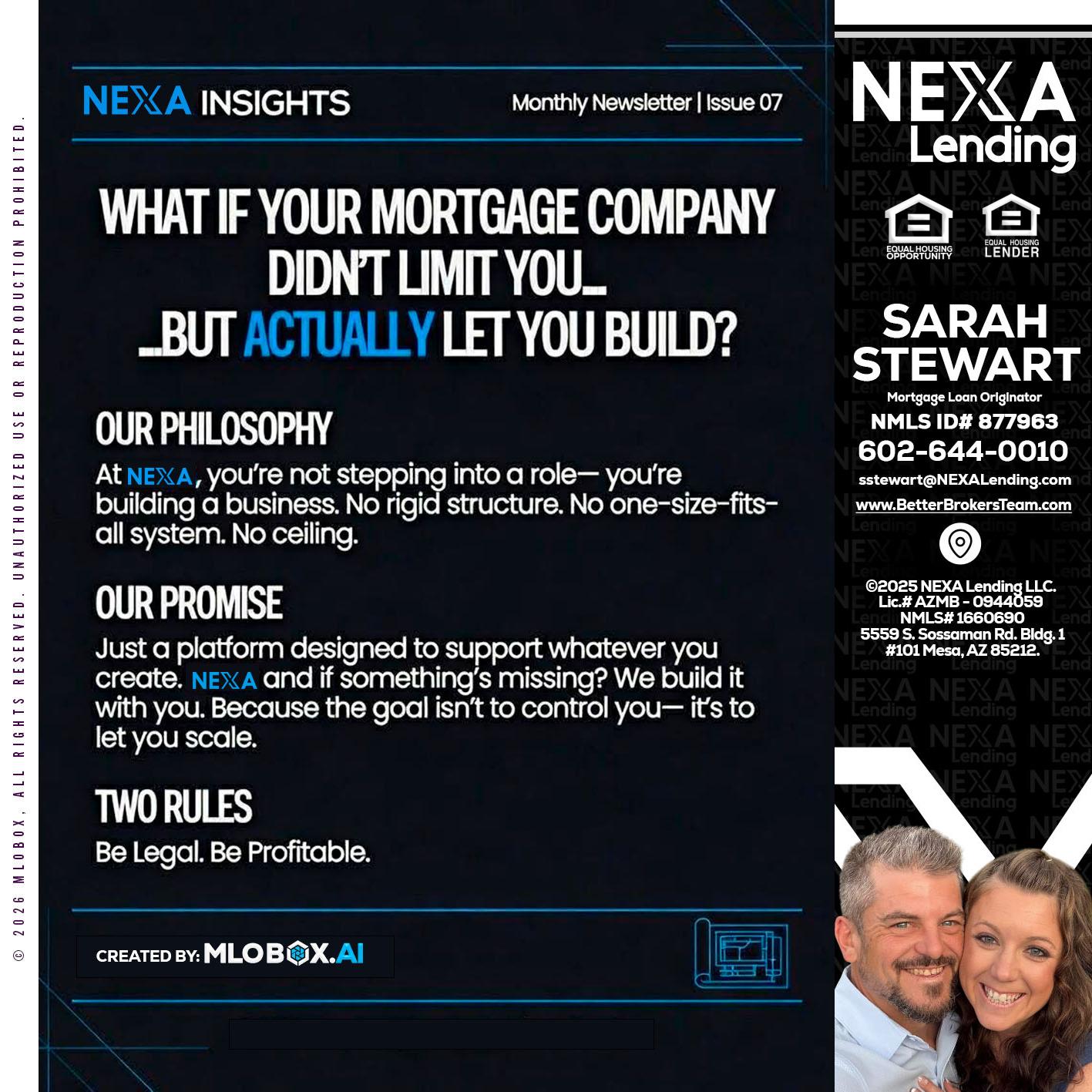 NEXA INSIGHTS - Sarah Stewart -Mortgage Loan Originator