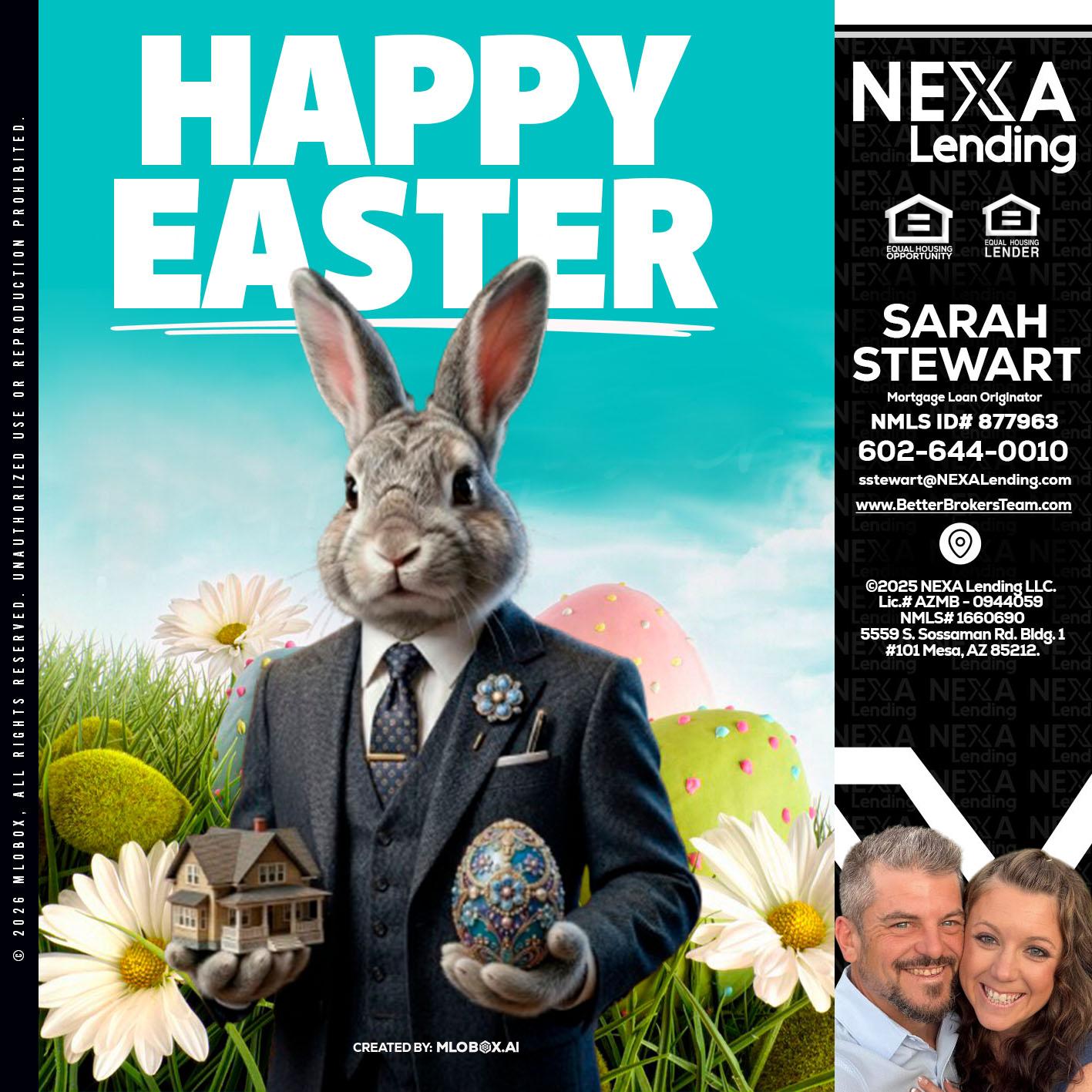 HAPPY EASTER - Sarah Stewart -Mortgage Loan Originator