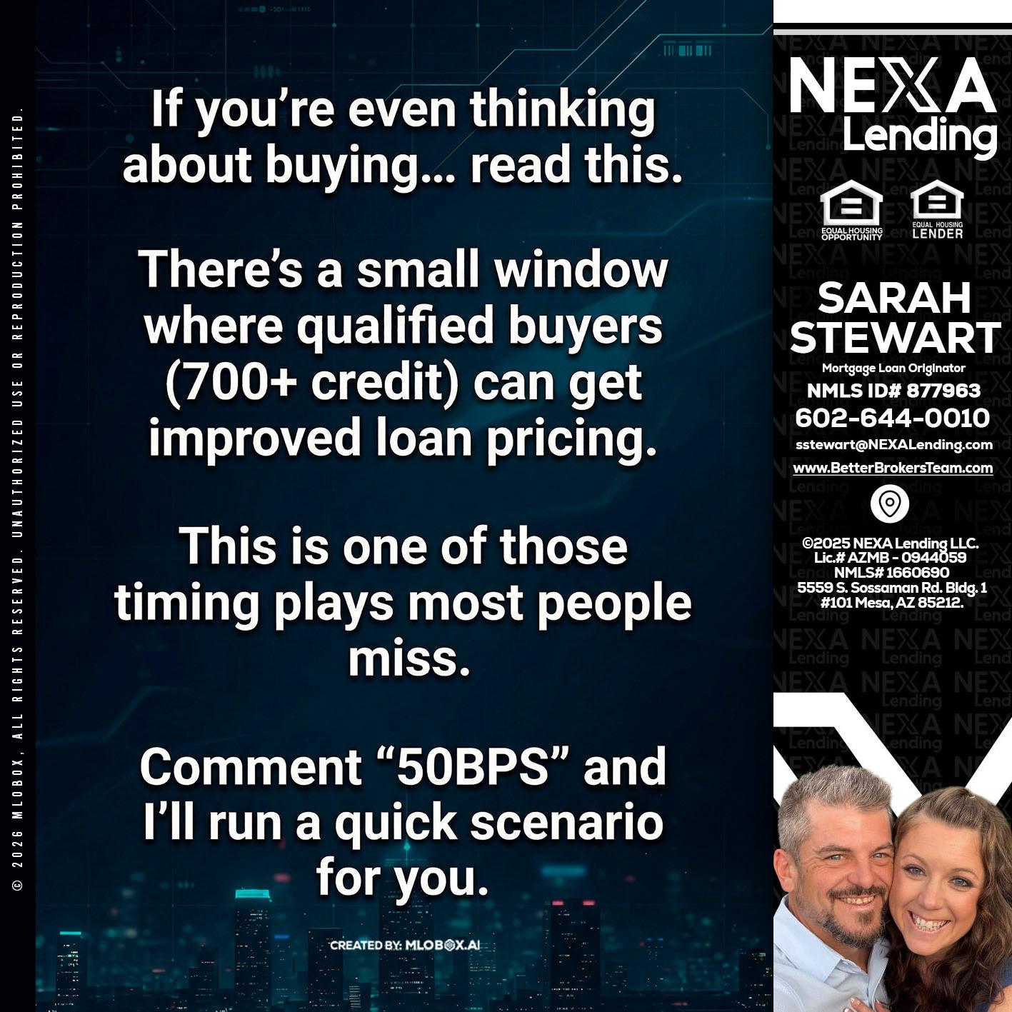 IF YOU EVER - Sarah Stewart -Mortgage Loan Originator