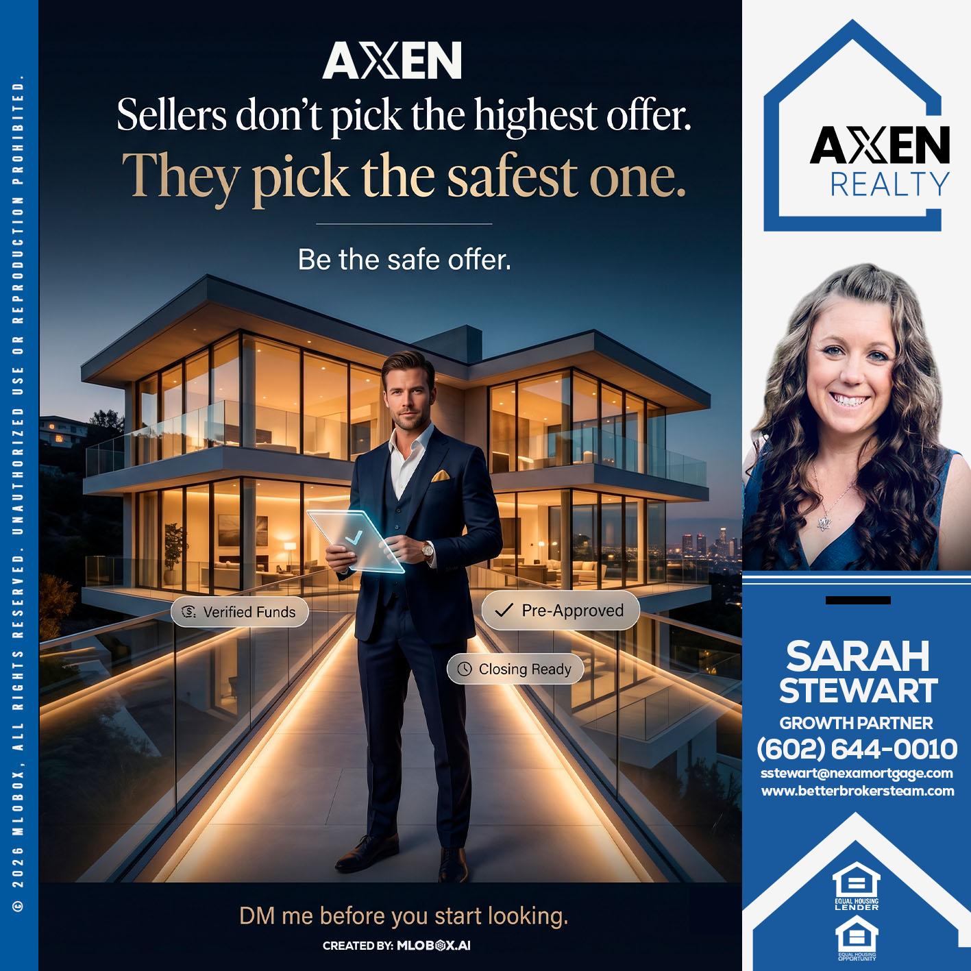 sellers don't - Sarah Stewart -Mortgage Loan Originator