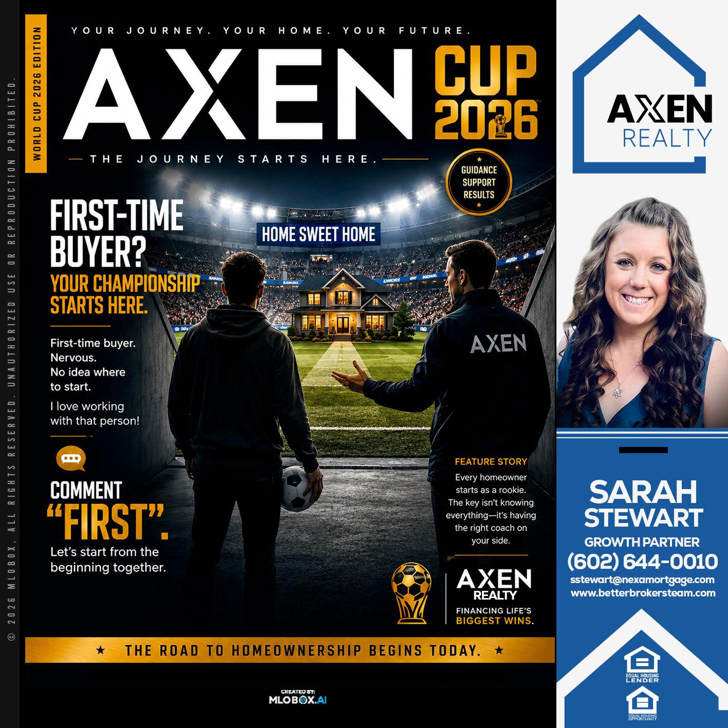 AXEN CUP 2026 - Sarah Stewart -Mortgage Loan Originator