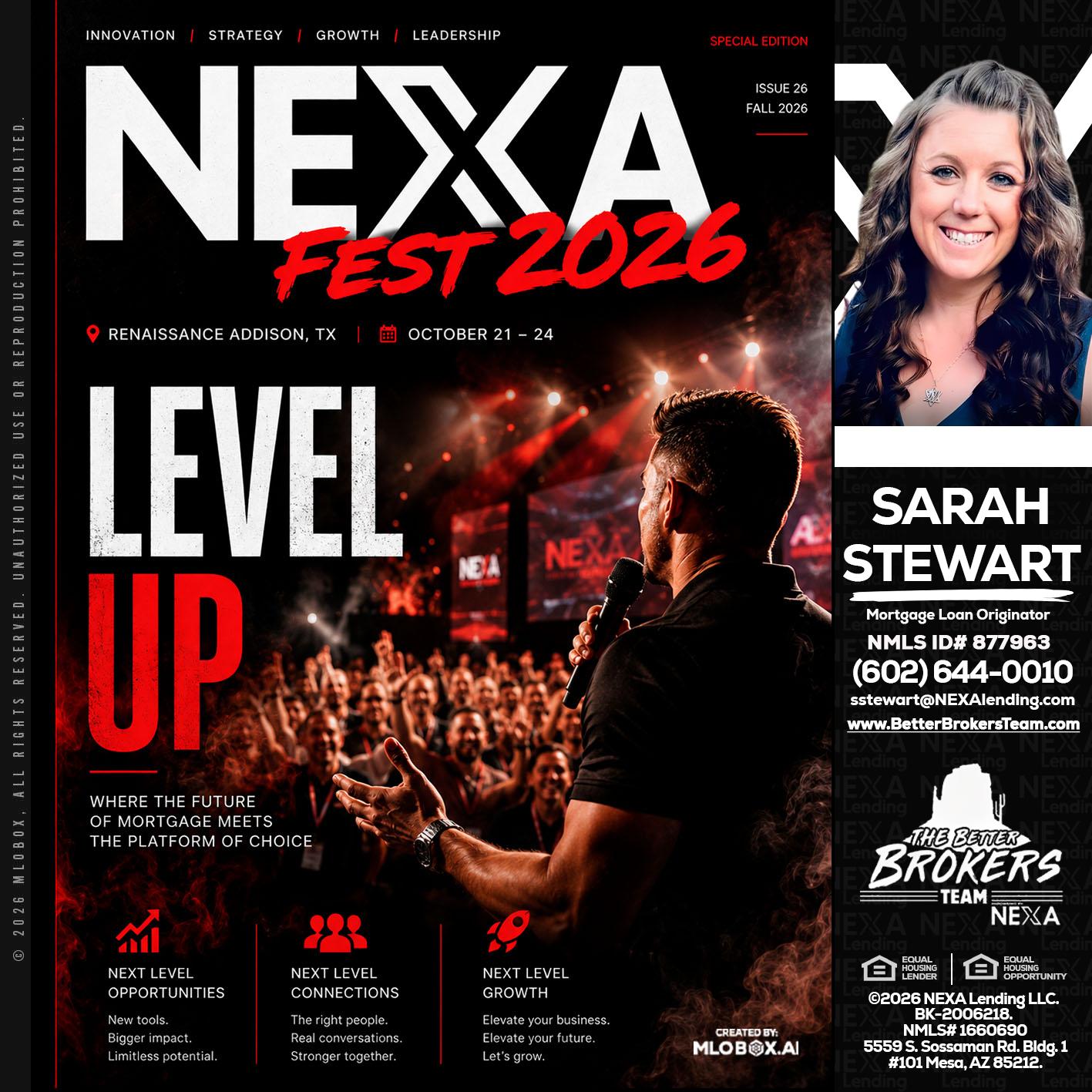 NEXA FEST 2026 - Sarah Stewart -Mortgage Loan Originator