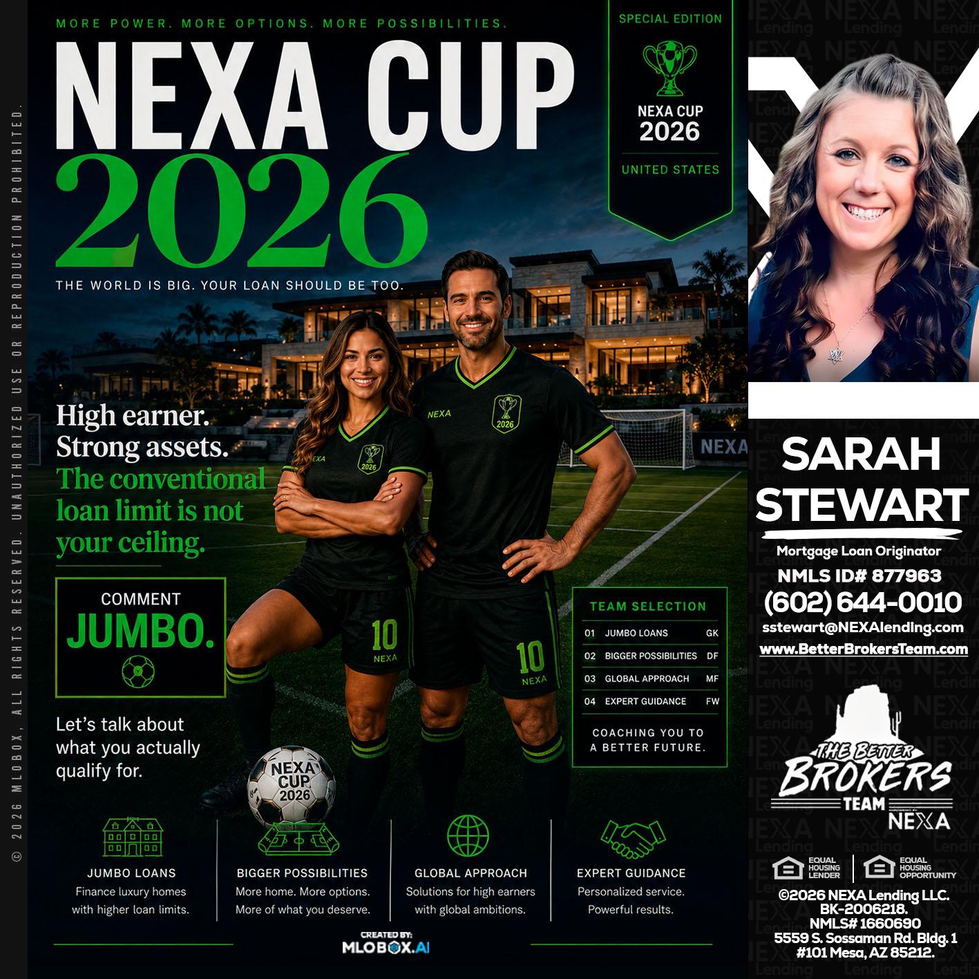 NEXA CUP 2026 - Sarah Stewart -Mortgage Loan Originator