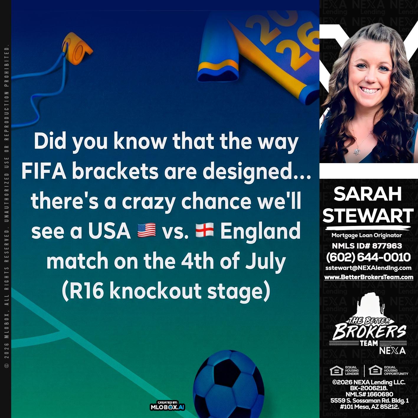 did you know? - Sarah Stewart -Mortgage Loan Originator