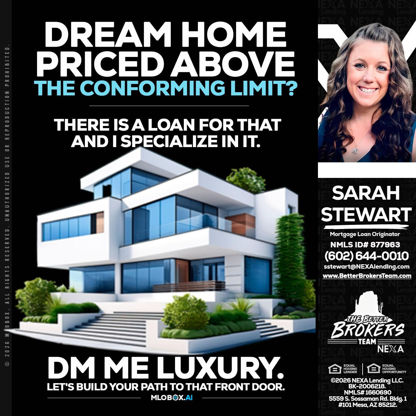 DREAM HOME - Sarah Stewart -Mortgage Loan Originator
