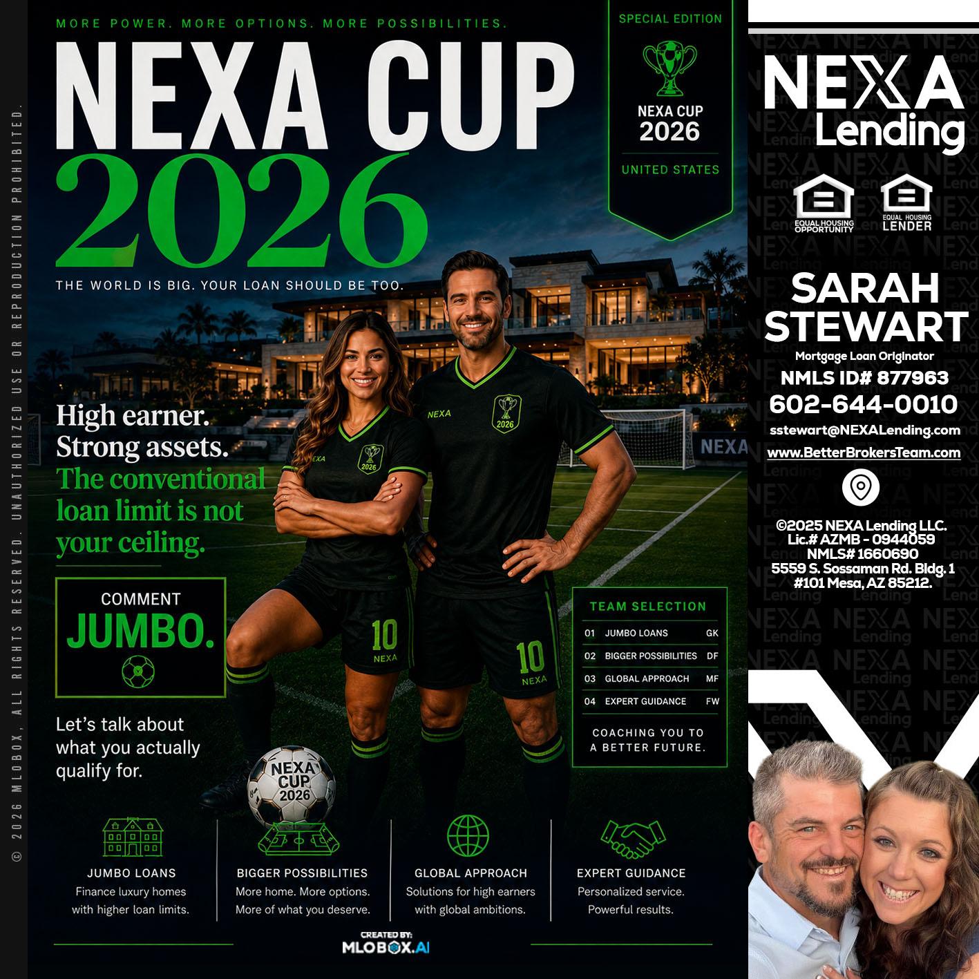 NEXA CUP 2026 - Sarah Stewart -Mortgage Loan Originator