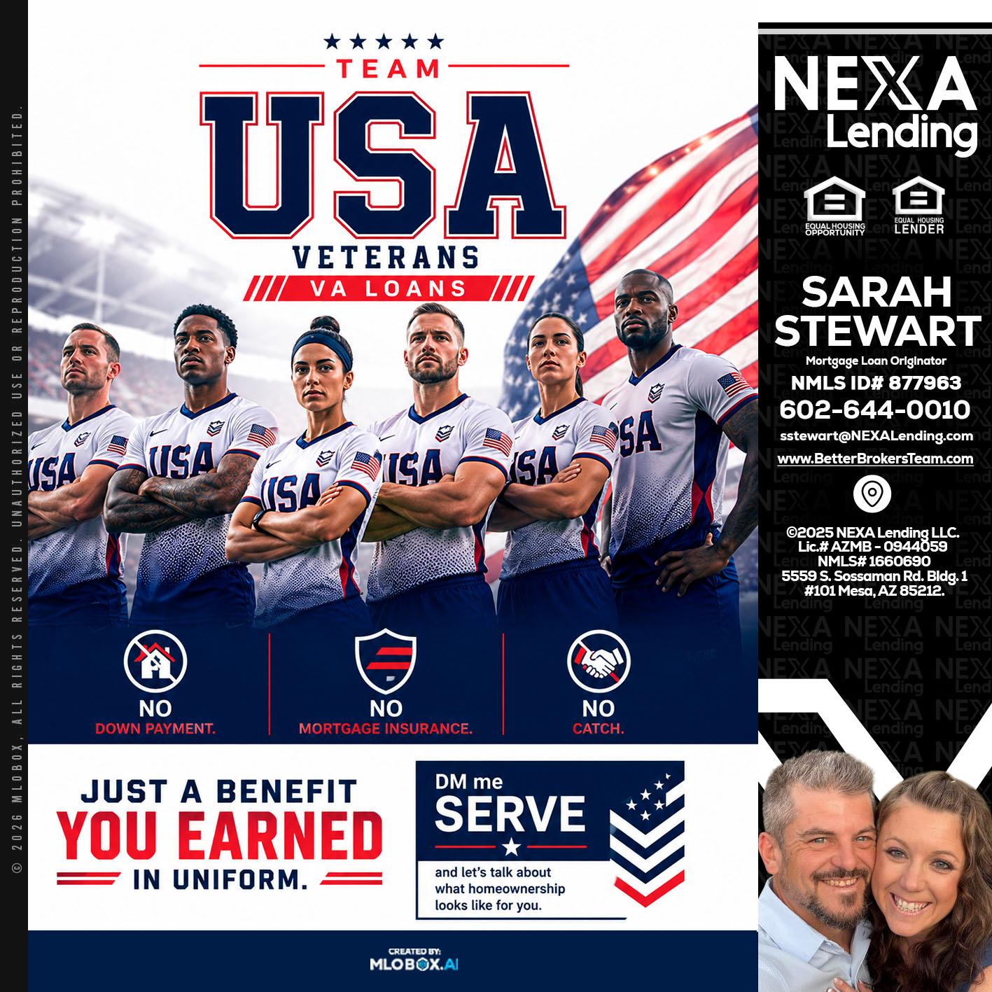 USA TEAM - Sarah Stewart -Mortgage Loan Originator