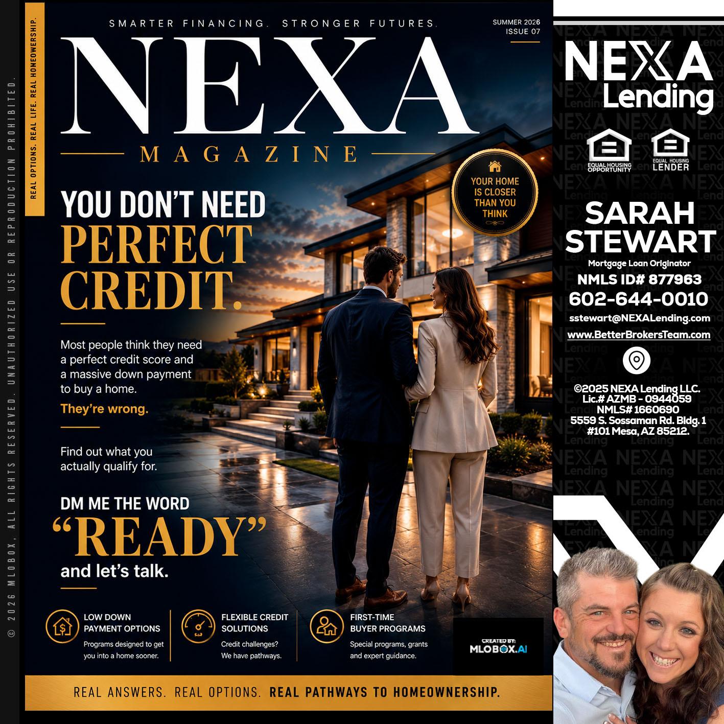 NEXA MAGAZINE - Sarah Stewart -Mortgage Loan Originator