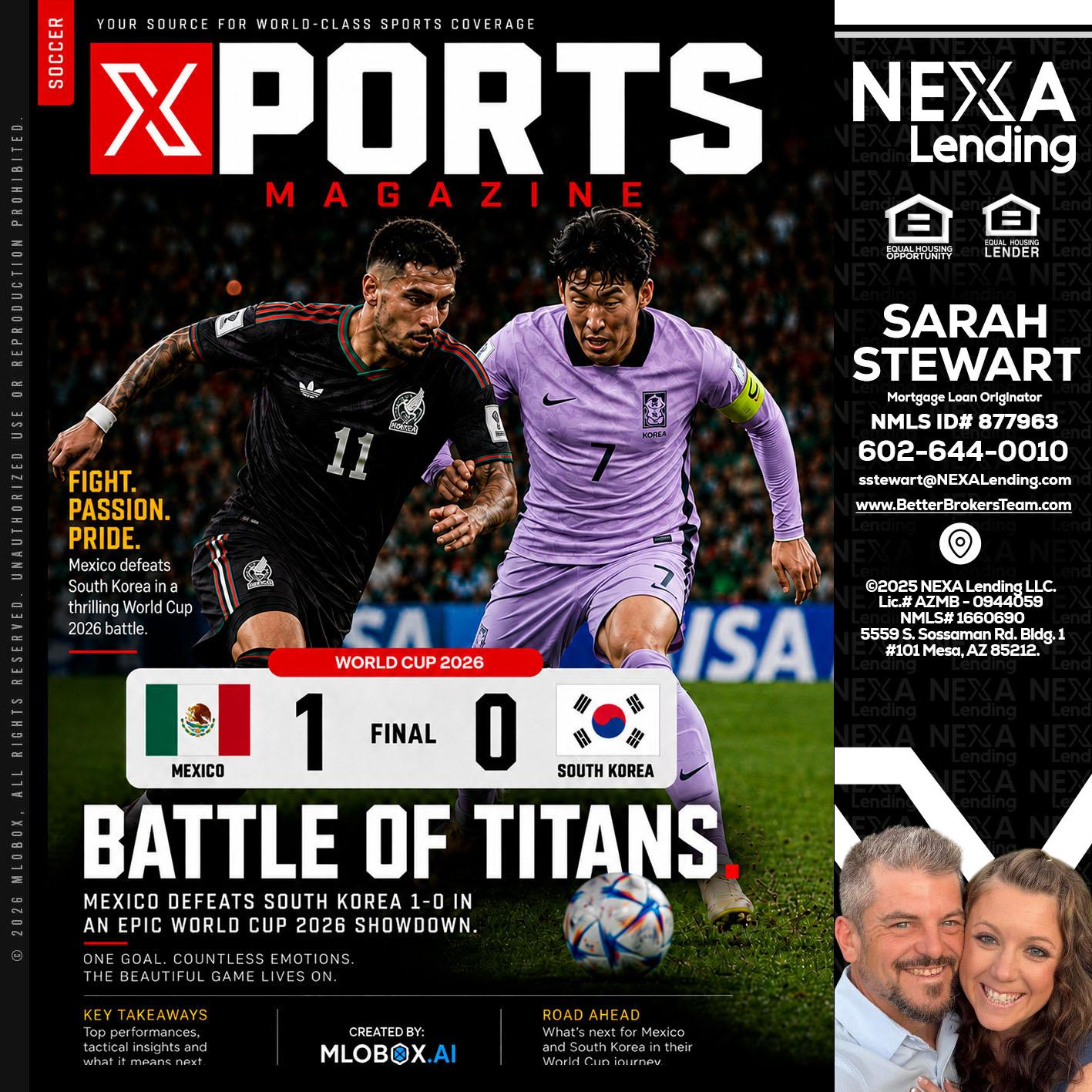 XPORTS MAGAZINE - Sarah Stewart -Mortgage Loan Originator