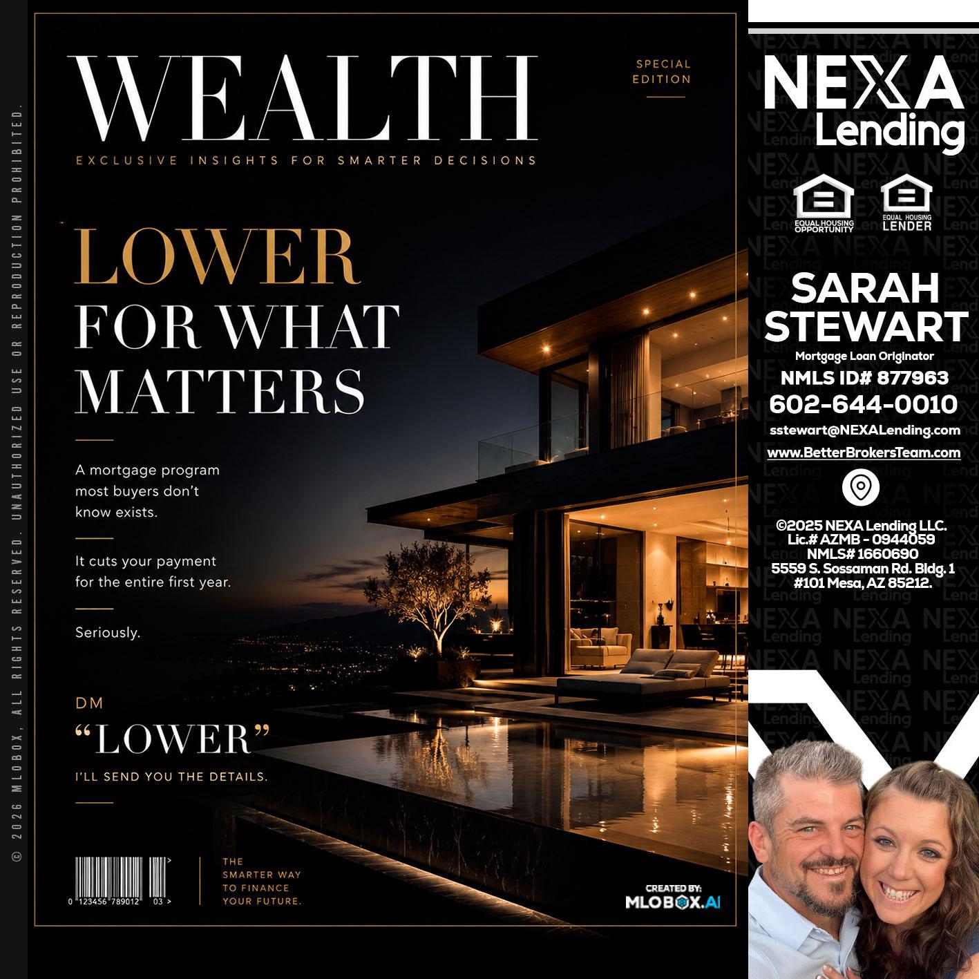 WEALTH - Sarah Stewart -Mortgage Loan Originator