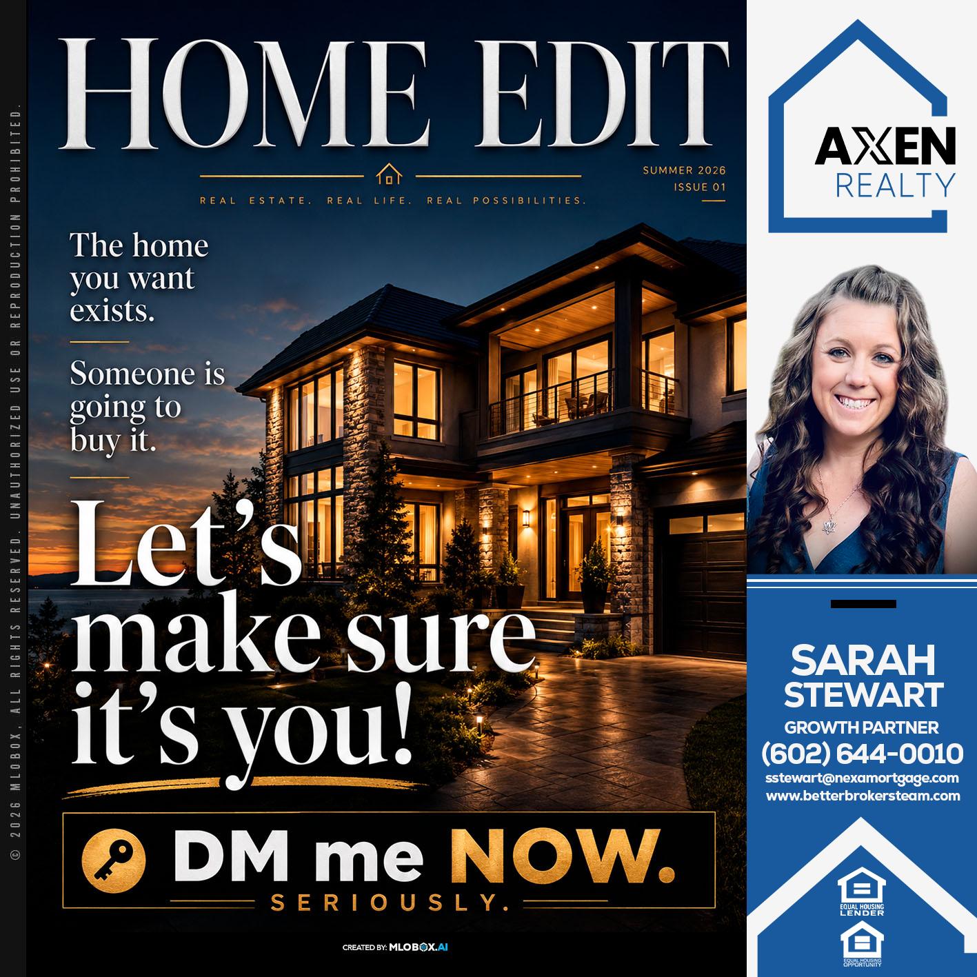 home edit - Sarah Stewart -Mortgage Loan Originator