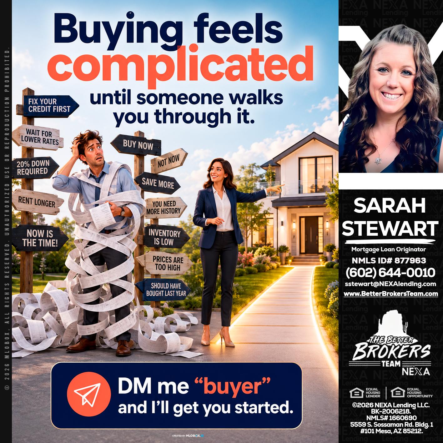 buying feels - Sarah Stewart -Mortgage Loan Originator
