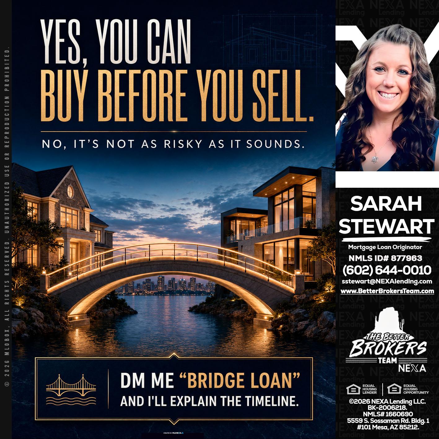 YES, YOU CAN - Sarah Stewart -Mortgage Loan Originator