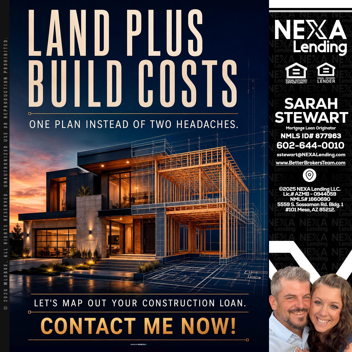 LAND PLUS - Sarah Stewart -Mortgage Loan Originator
